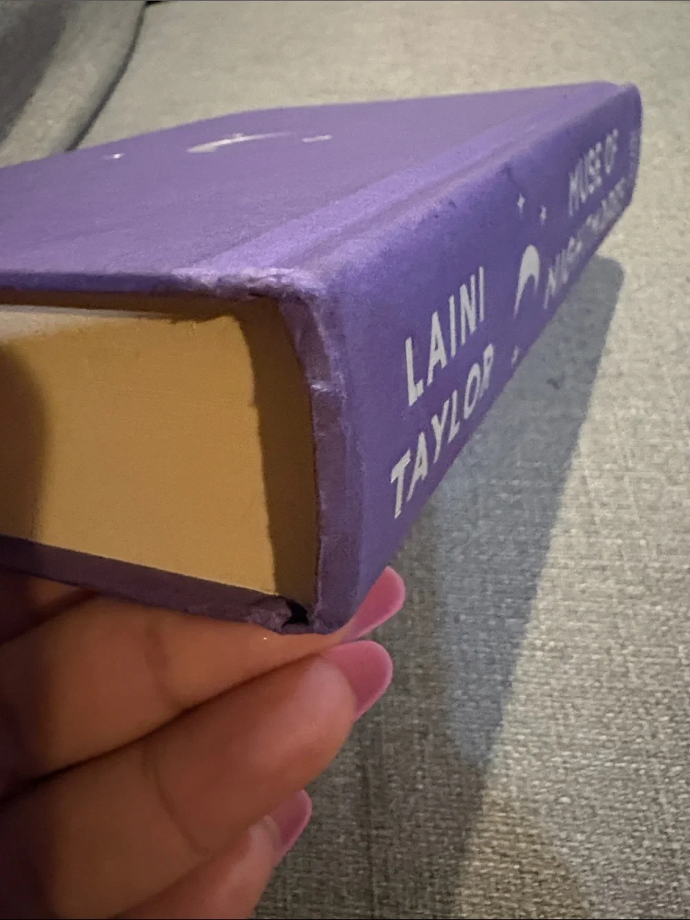Laini Taylor dreamer copy spine